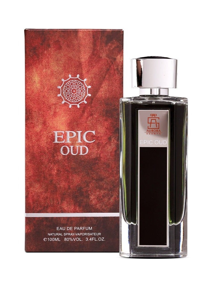 Aurora Scents Epic Oud Eau De Parfum For Men 100ml