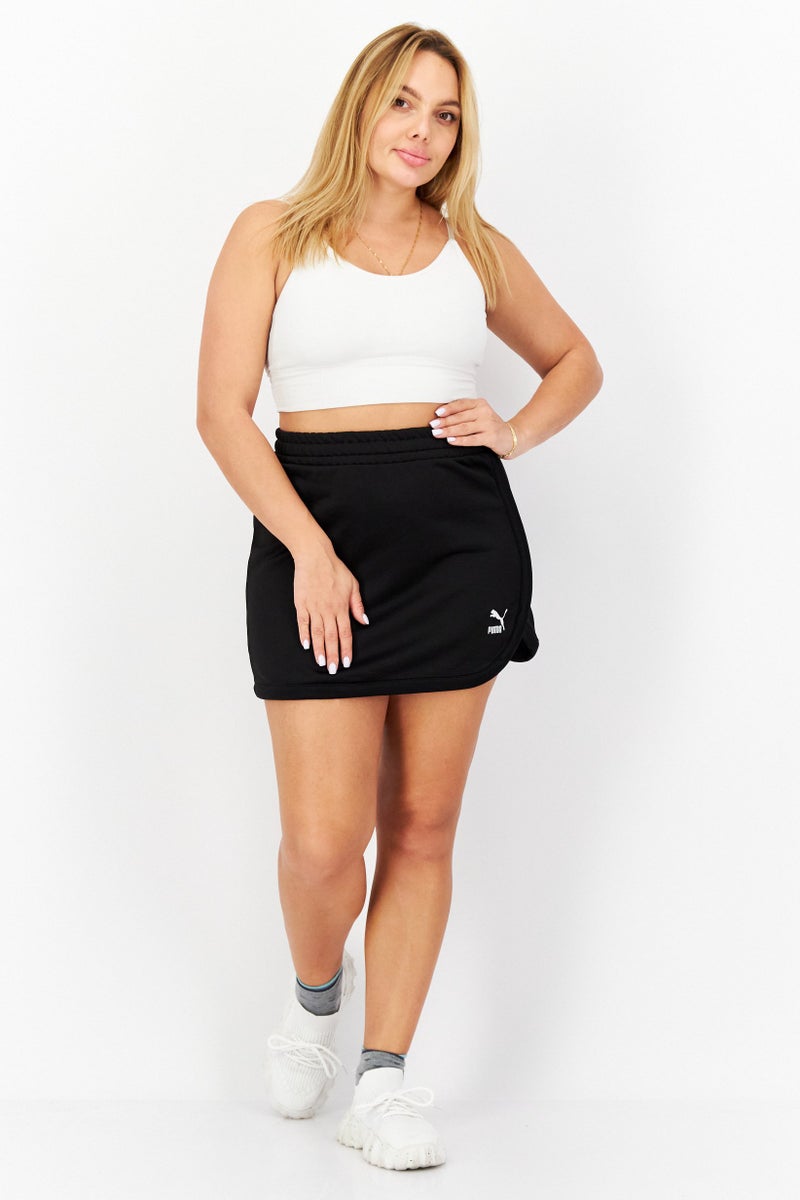 Women Sportswear Fit Training Mini Skirt,  Black