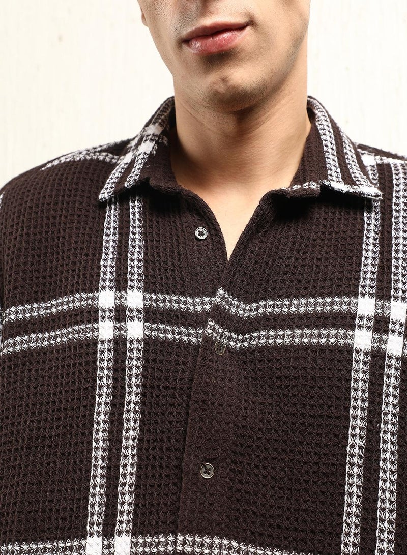 Classic Tartan Checks Cotton Casual Shirt