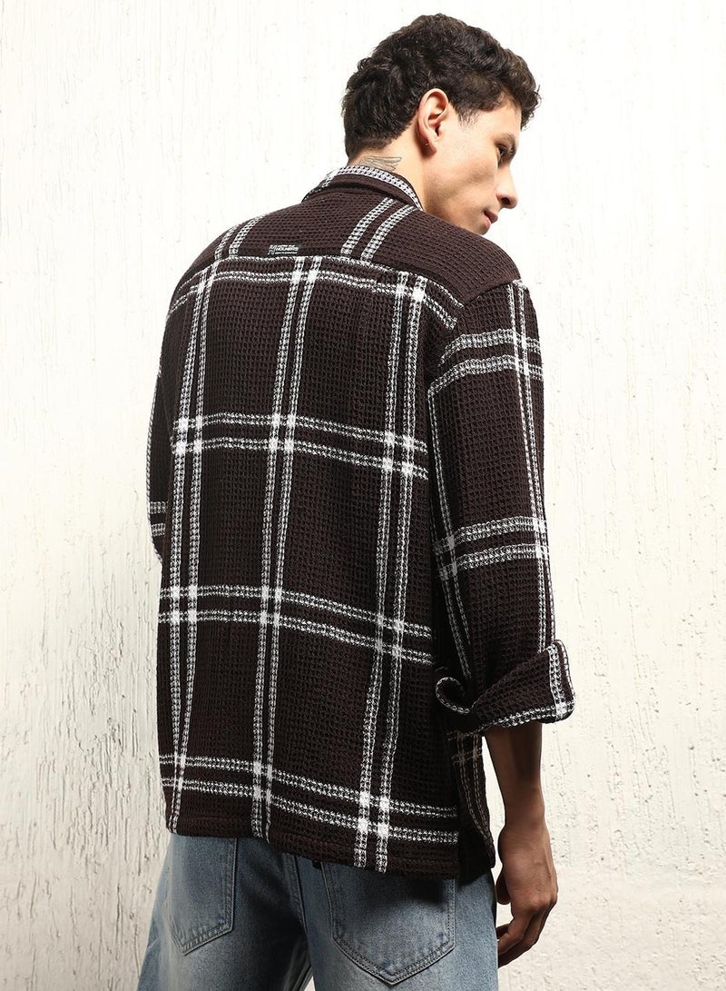 Classic Tartan Checks Cotton Casual Shirt