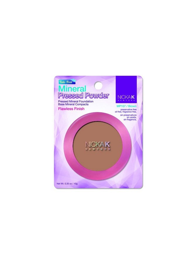 Mineral Pressed Powder 0.35Oz Mp107 Brown