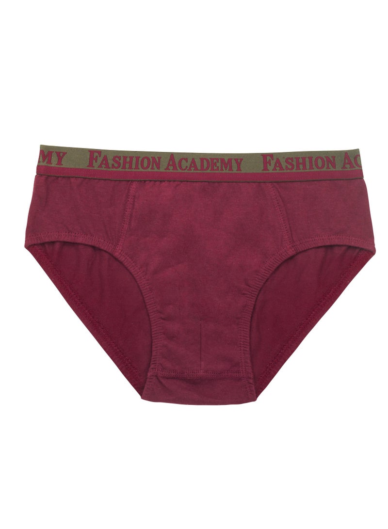 Fashion Academy Mens Outer Elastic Brief Assorted Colors Pack of 6