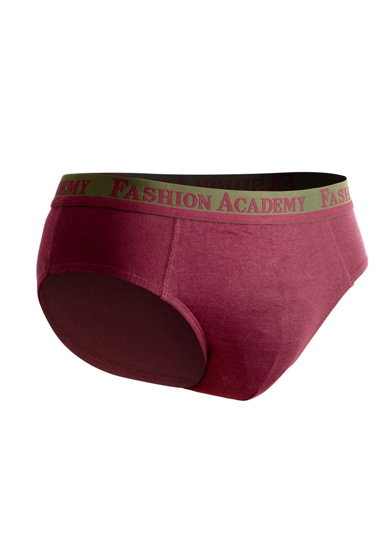 Fashion Academy Mens Outer Elastic Brief Assorted Colors Pack of 6