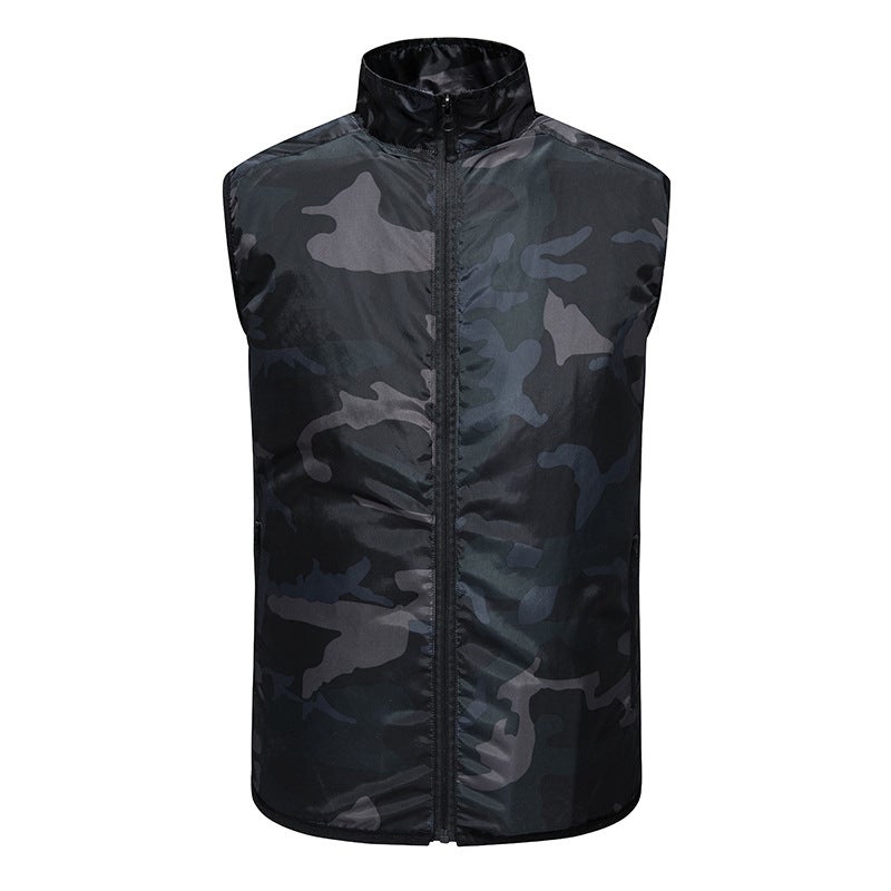 Factory air conditioning fan suit summer new camouflage fan suit vest USB charging treasure air conditioning suit cross-border Camouflage (without accessories)