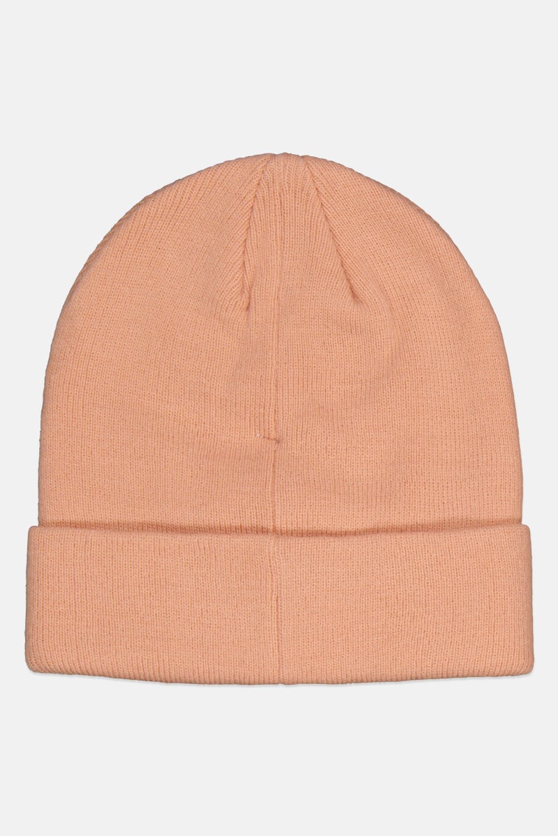 Men Embroidered Hat, Peach/White