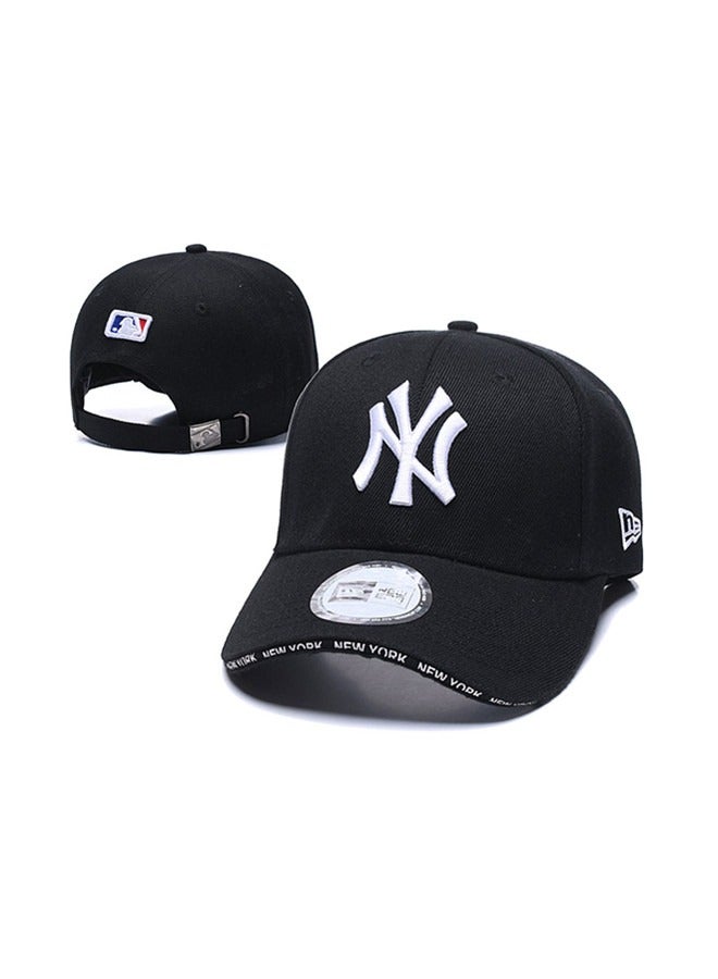 New Era 9Fort New York Yankees baseball cap duckbill cap sun hat pure cotton men's and women's outdoor sports black