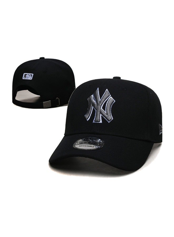 New Era 9Fort New York Yankees baseball cap duckbill cap sun hat pure cotton men's and women's outdoor sports black