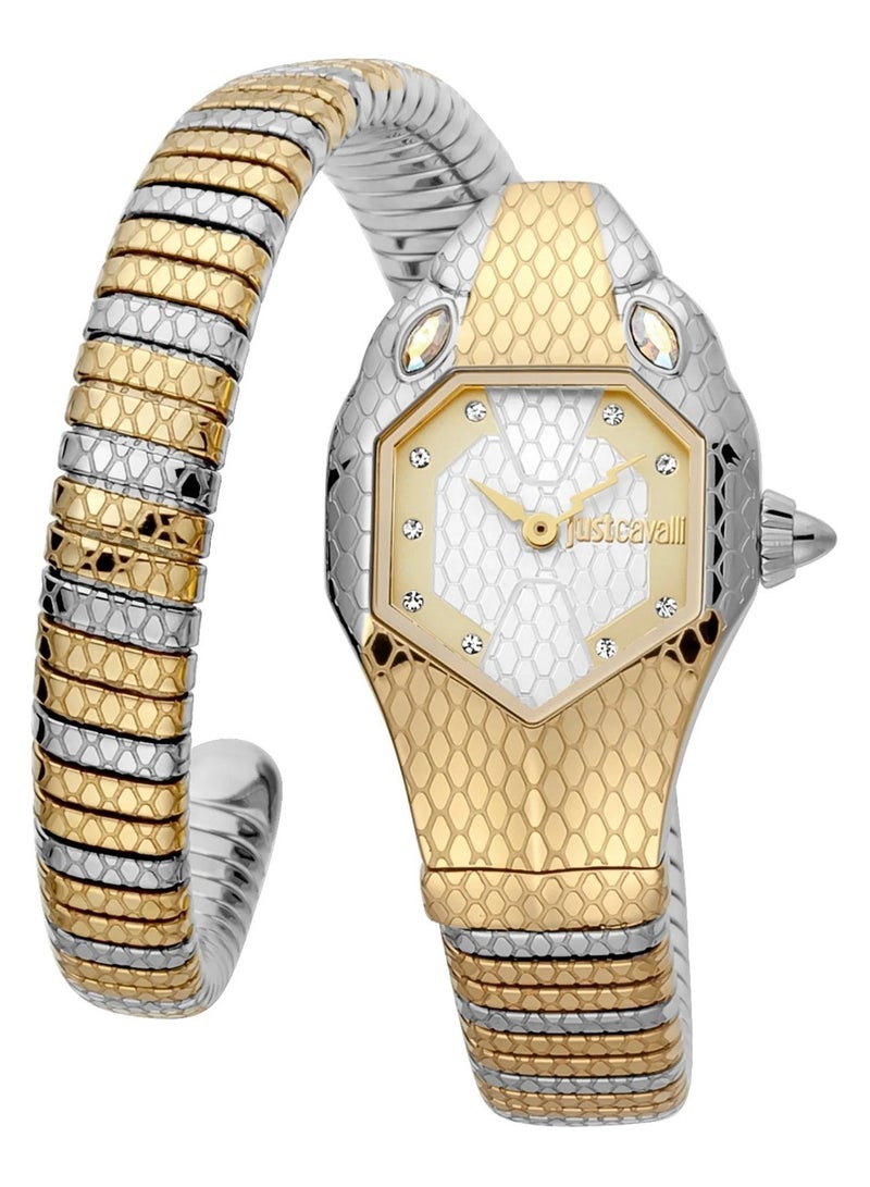 Just Cavalli Stainless Steel Women's Watch With 2T-S&G JC1L177M0055