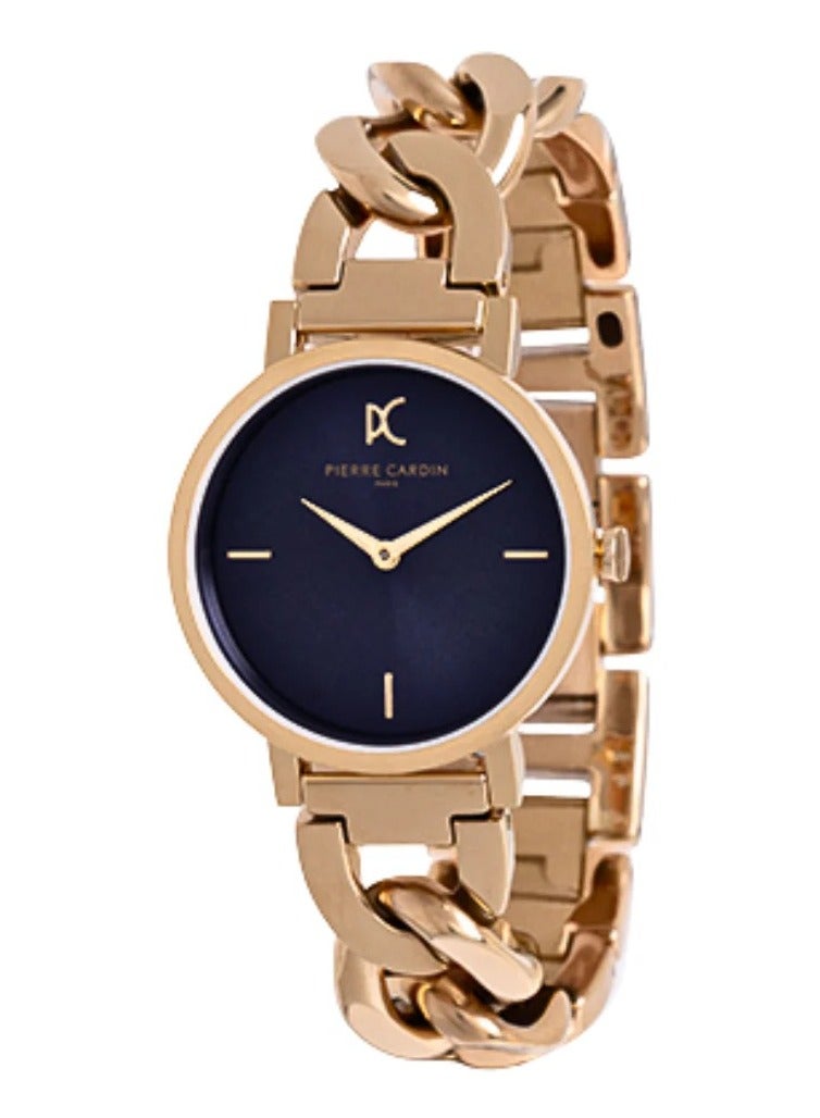 Pierre Cardin Metal Analog Women's Watch With Gold CCM.0532