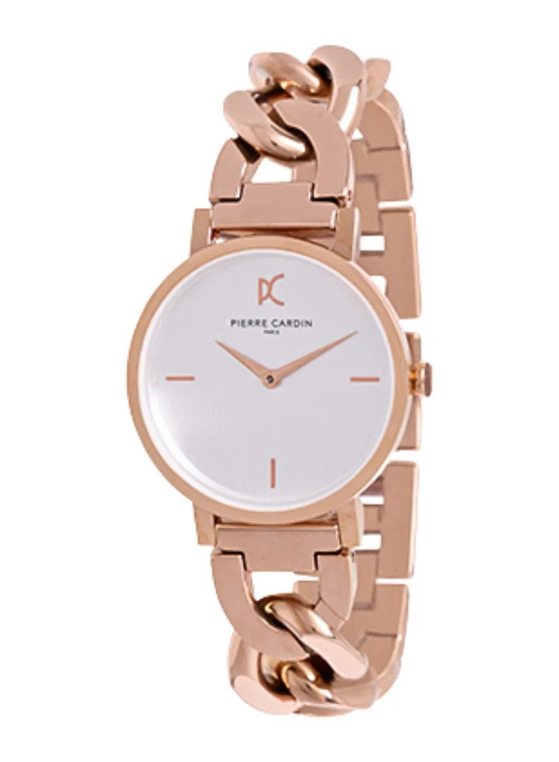 Pierre Cardin Metal Analog Women's Watch With Rose Gold CCM.0536