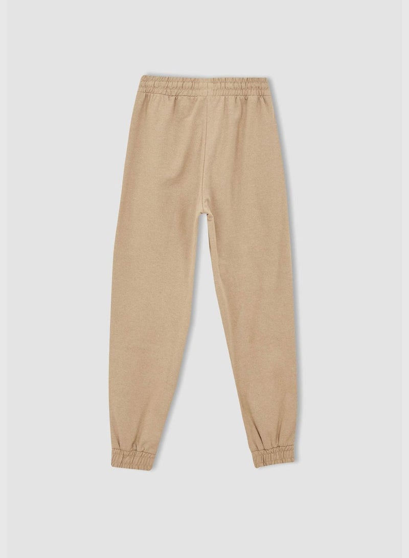 Relaxed Fit Waist-Tie Joggers