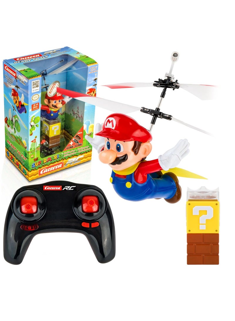 RC Super Mario™ Flying Cape Mario RC Helicopter | Helicopter with 10.4 cm Length | Original Nintendo Licence | RC Aircraft Design | Flying Fun for Children from 8