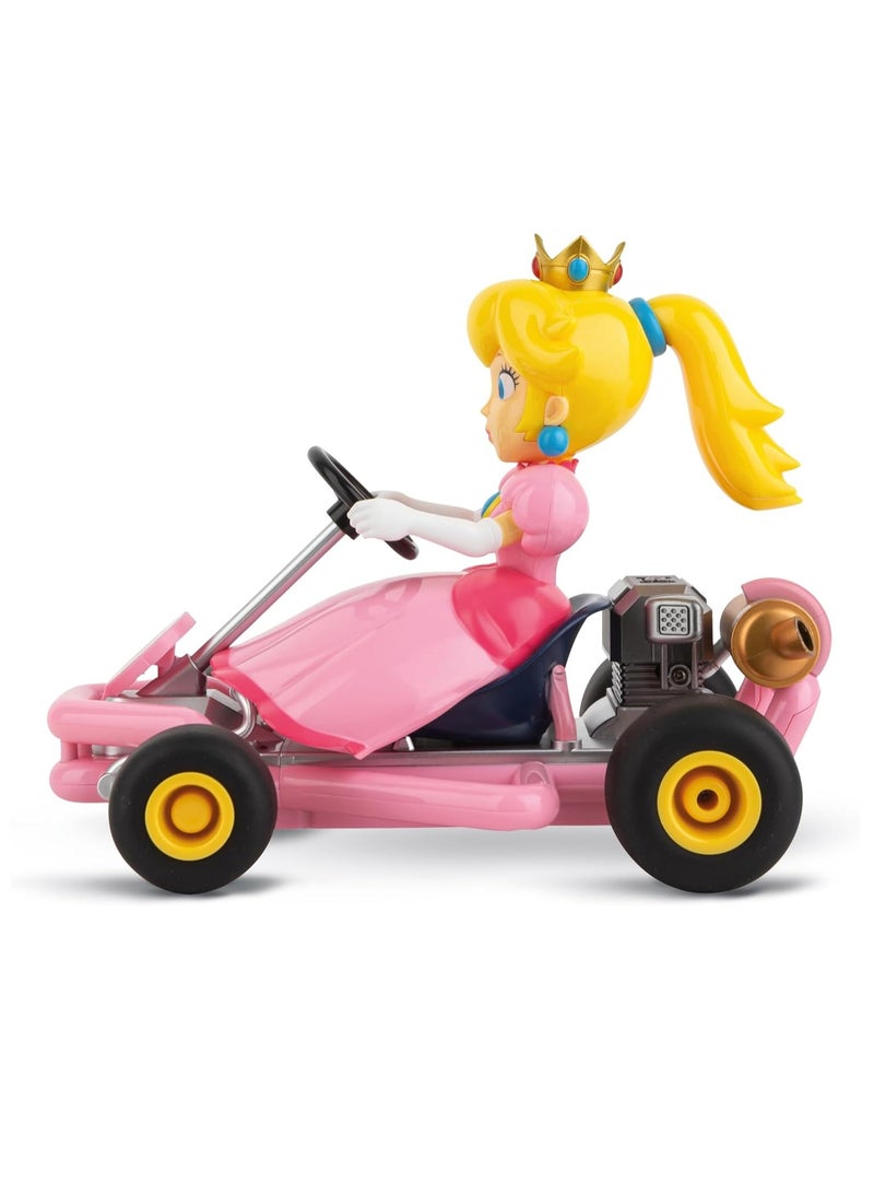 Mario Kart Pipe Kart - Peach Edition | High-Speed Racing Fun | Material : Plastic | Age Group :  6 Years+