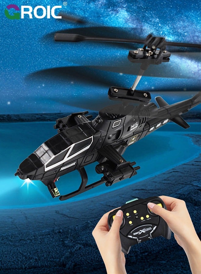 Remote Control Helicopter, RC Flying Toys for Boys Girls Birthday, Rc Helicopter Toy with Gyro & LED Light, 2.5GHz Perfect Indoor Flying Toy for Beginner Kids Boys Girls