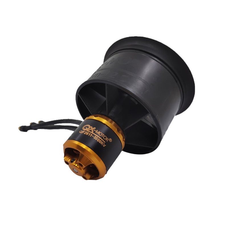 50mm 12-Blade EDF Ducted Fan Motor QF2611-3300KV ccw