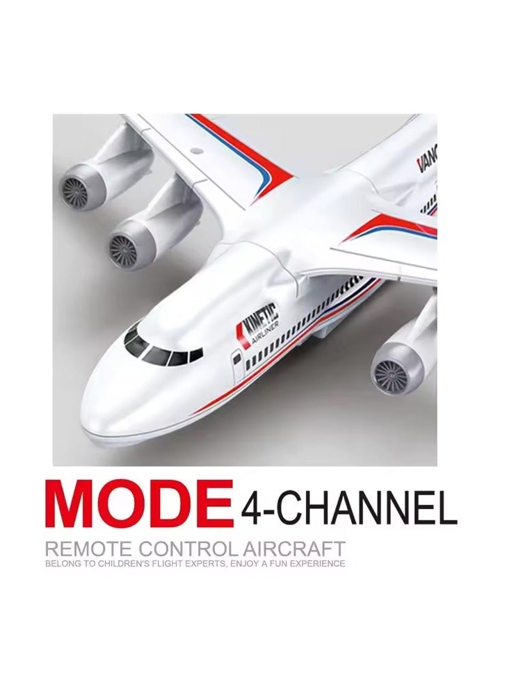 Rechargeable 4 Channel Flight Passenger Aircraft RC Airplane Toys for Children