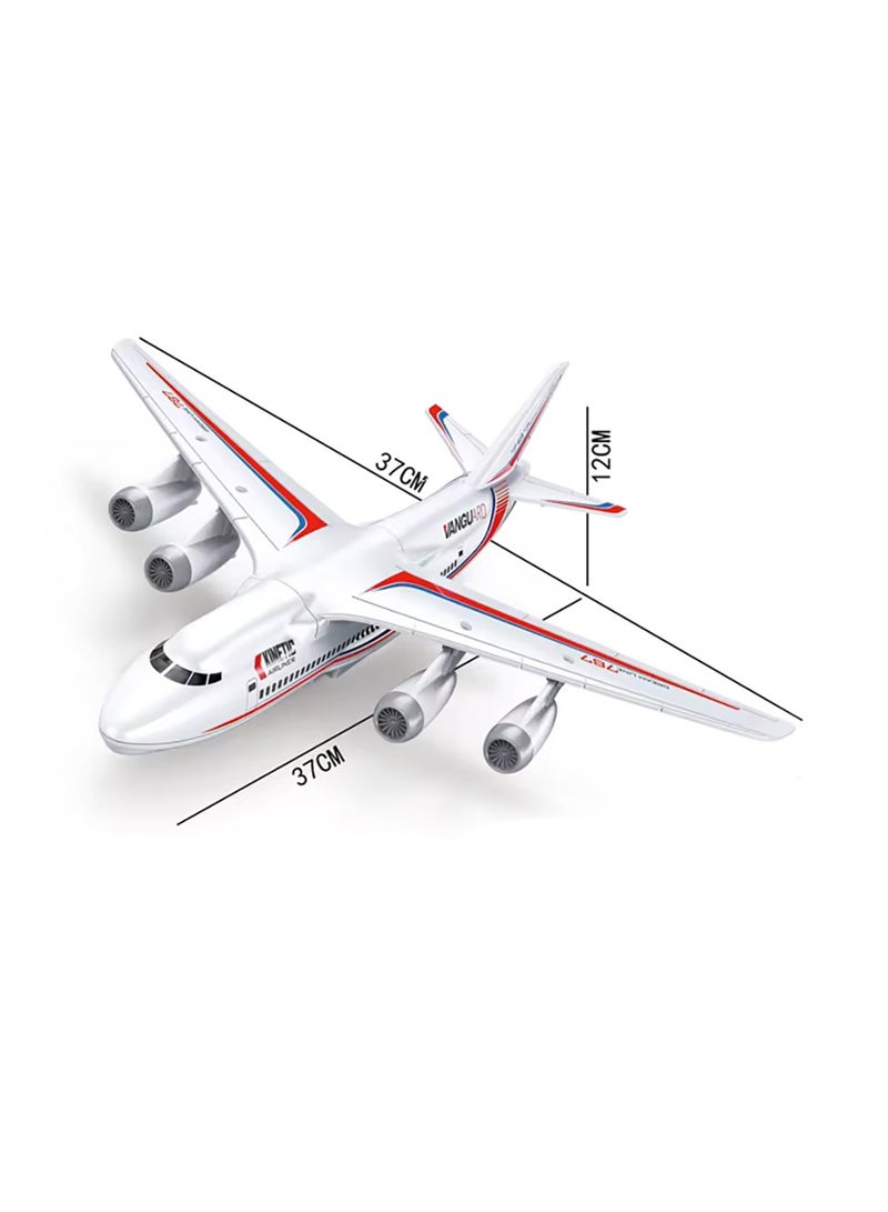 Rechargeable 4 Channel Flight Passenger Aircraft RC Airplane Toys for Children