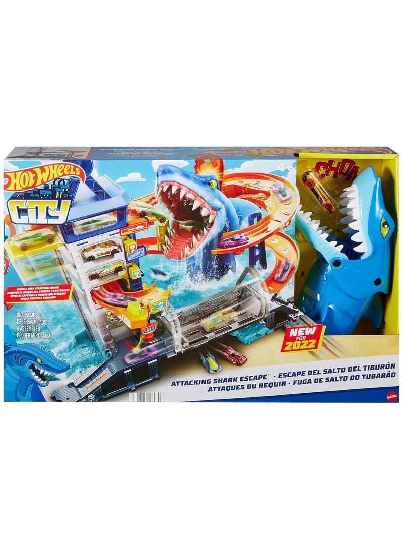 Hot Wheels City Attacking Shark Escape