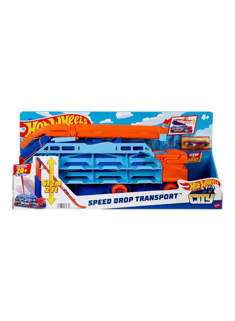 Hot Wheels City Speed Drop Transport