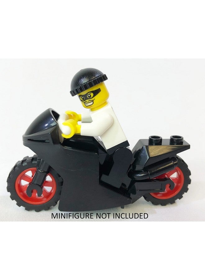 Toy Motorcycle Dirt Bike And Bicycle Big Bundle For Lego Minifigures 5 Motor Bike Motorcycle And 3 Bikes Kids Ages 6 + Fits Major Brands' Minifigure 8 Piece Mini Figures Not Included