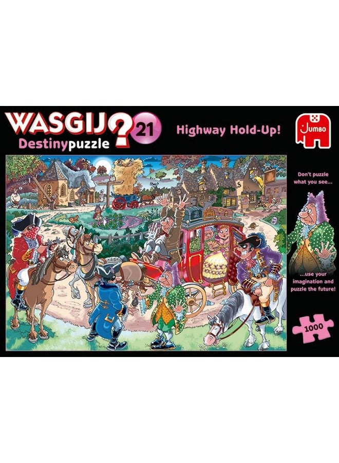 Wasgij Retro Destiny 21 Highway Hold Up! Unique Collectable Jigsaw Puzzles For Adults 1000 Piece