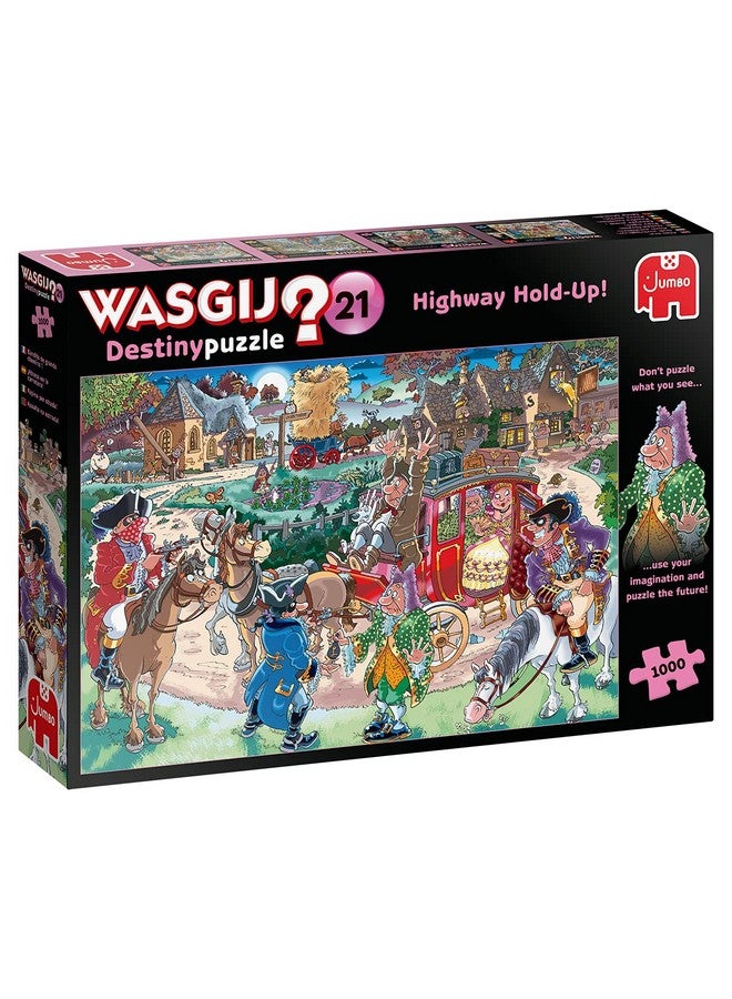 Wasgij Retro Destiny 21 Highway Hold Up! Unique Collectable Jigsaw Puzzles For Adults 1000 Piece