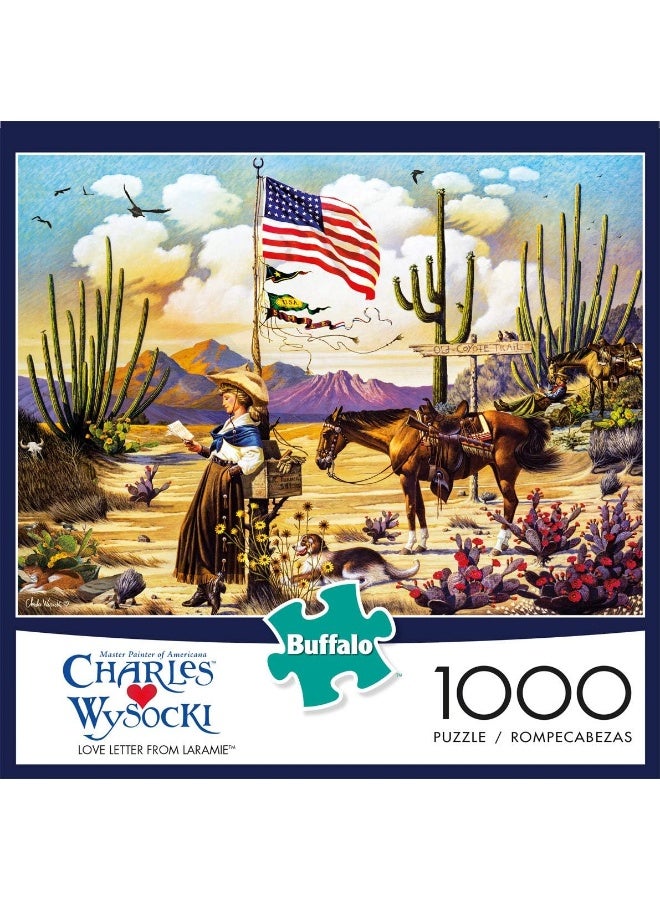 Buffalo Games - Charles Wysocki - Love Letter From Laramie - 1000 Piece Jigsaw Puzzle