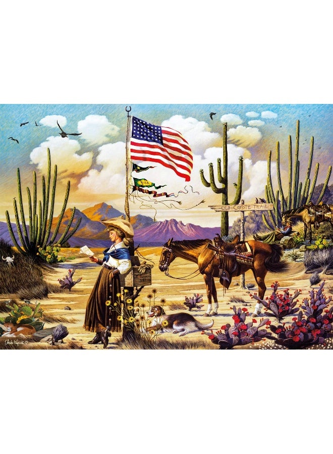 Buffalo Games - Charles Wysocki - Love Letter From Laramie - 1000 Piece Jigsaw Puzzle