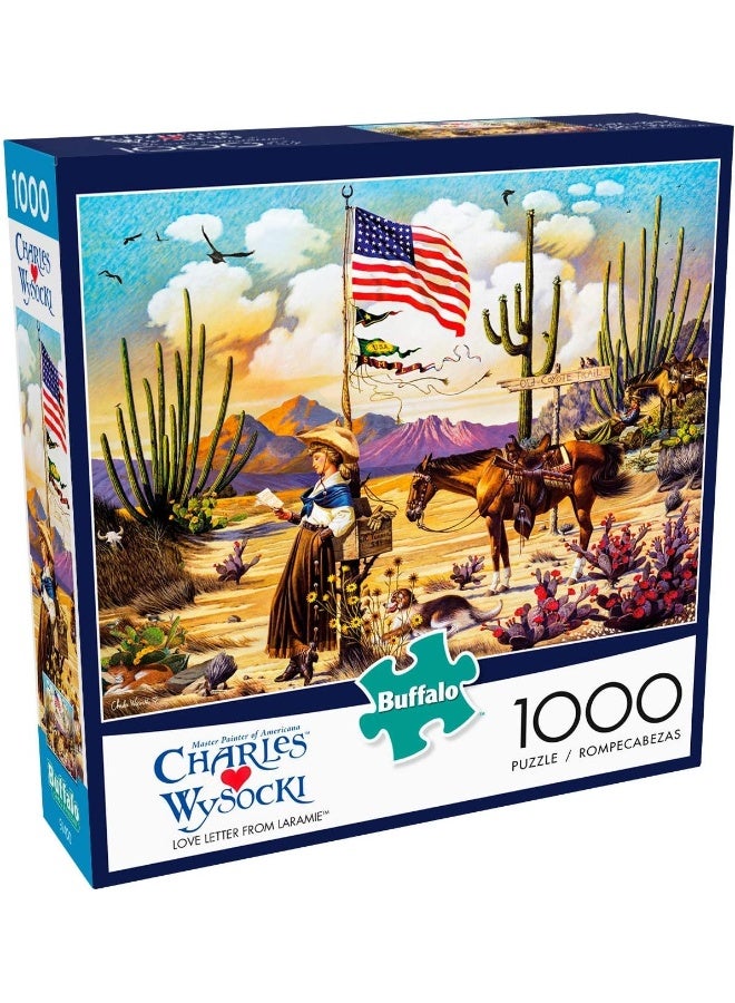 Buffalo Games - Charles Wysocki - Love Letter From Laramie - 1000 Piece Jigsaw Puzzle