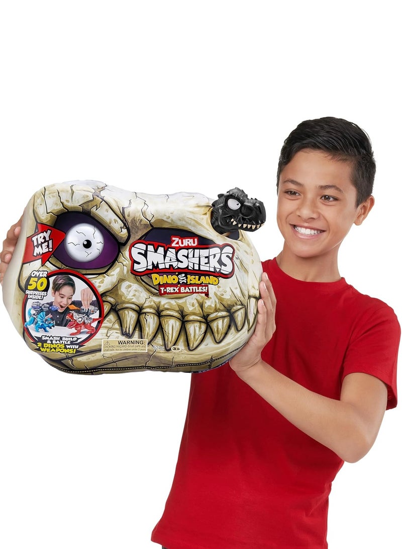 Smashers Dino Island S1 T-Rex Battle Playset