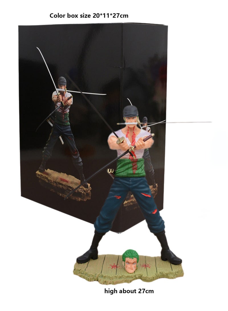 First Appearance Of Zoro Anime Figure Desktop Model Ornaments