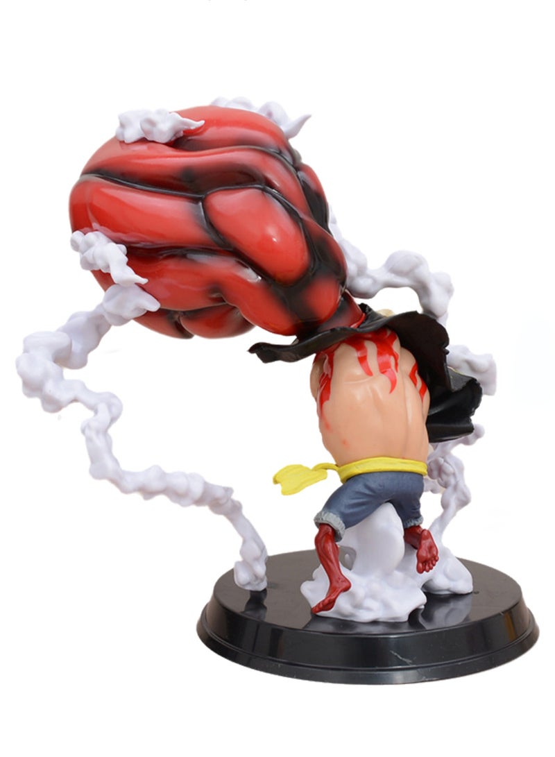 Boxed fourth Gear Luffy Great Ape King Gun Big Fist Hand-made Statue Model Ornaments