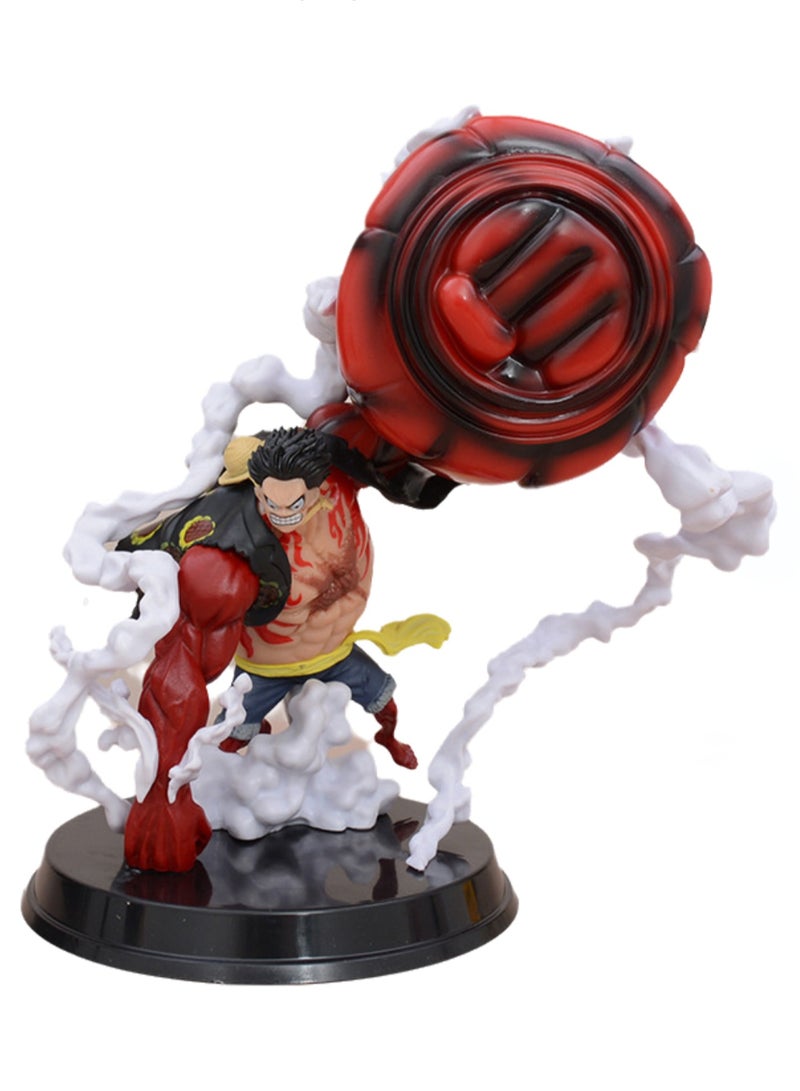 Boxed fourth Gear Luffy Great Ape King Gun Big Fist Hand-made Statue Model Ornaments