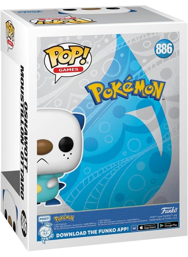 Funko Pop! Games: Pokemon - Oshawott - Collectable Vinyl Figure