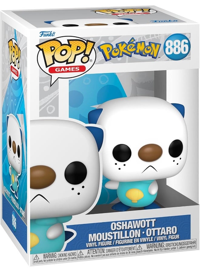 Funko Pop! Games: Pokemon - Oshawott - Collectable Vinyl Figure