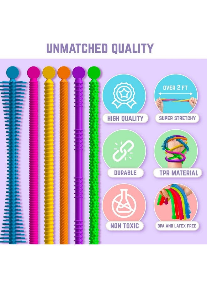 Stretchy Strings | Sensory Toys For Toddlers 1-3 | Stimulating & Addictive Sensory Toys For Kids With Autism | Fidget Toy For Anxiety & Stress Relief | Hours Of Fun For Kids | Super Sensory 6Pk