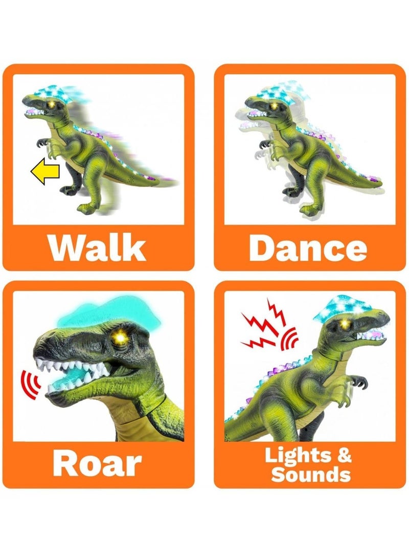 Remote Control Dinosaurs Toys for Kids with Light & Sound - Walking & Dancing Dinosaur - Best Gift for Boys - Perfect Interactive Toy Gift