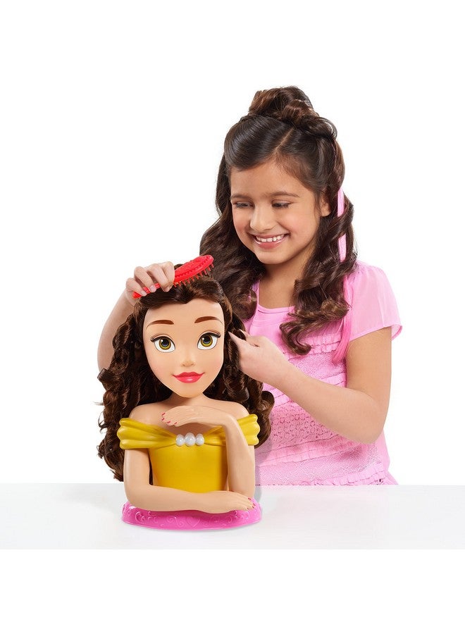 Deluxe 14Inch Belle Styling Head With 12 Hair Styling Accessories 13Pieces Kids Toys For Ages 3 Up By Just Play