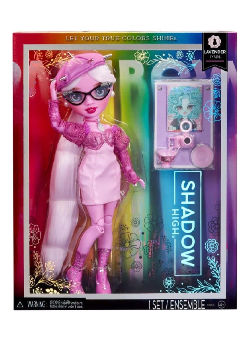 Rainbow High Shadow High Series 3 - Lavender - Purple Fashion Doll