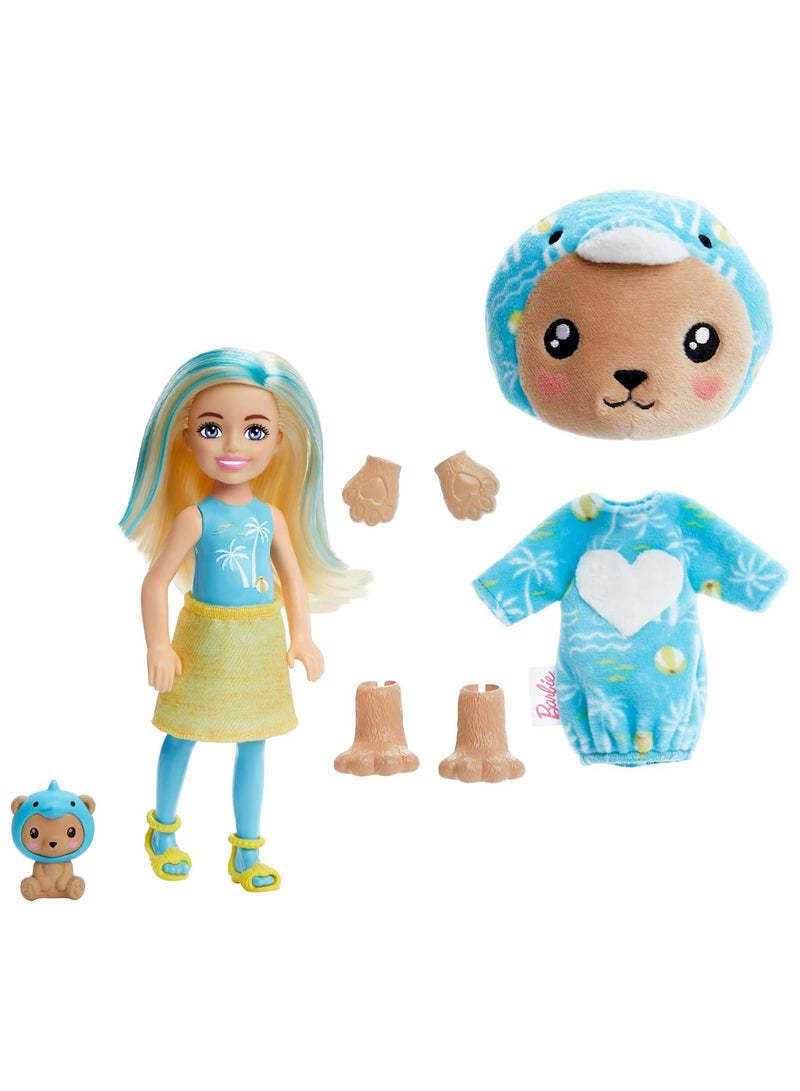 Cutie Reveal Teddy Bear as Dolphin Doll