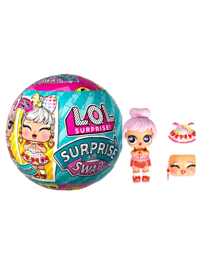 Surprise Swap Tots with Collectible Doll, Extra Expression, 2 Looks in One, Water Unboxing Surprise, Limited Edition Doll- Great Gift for Girls Age 3+ 1Piece Assorted