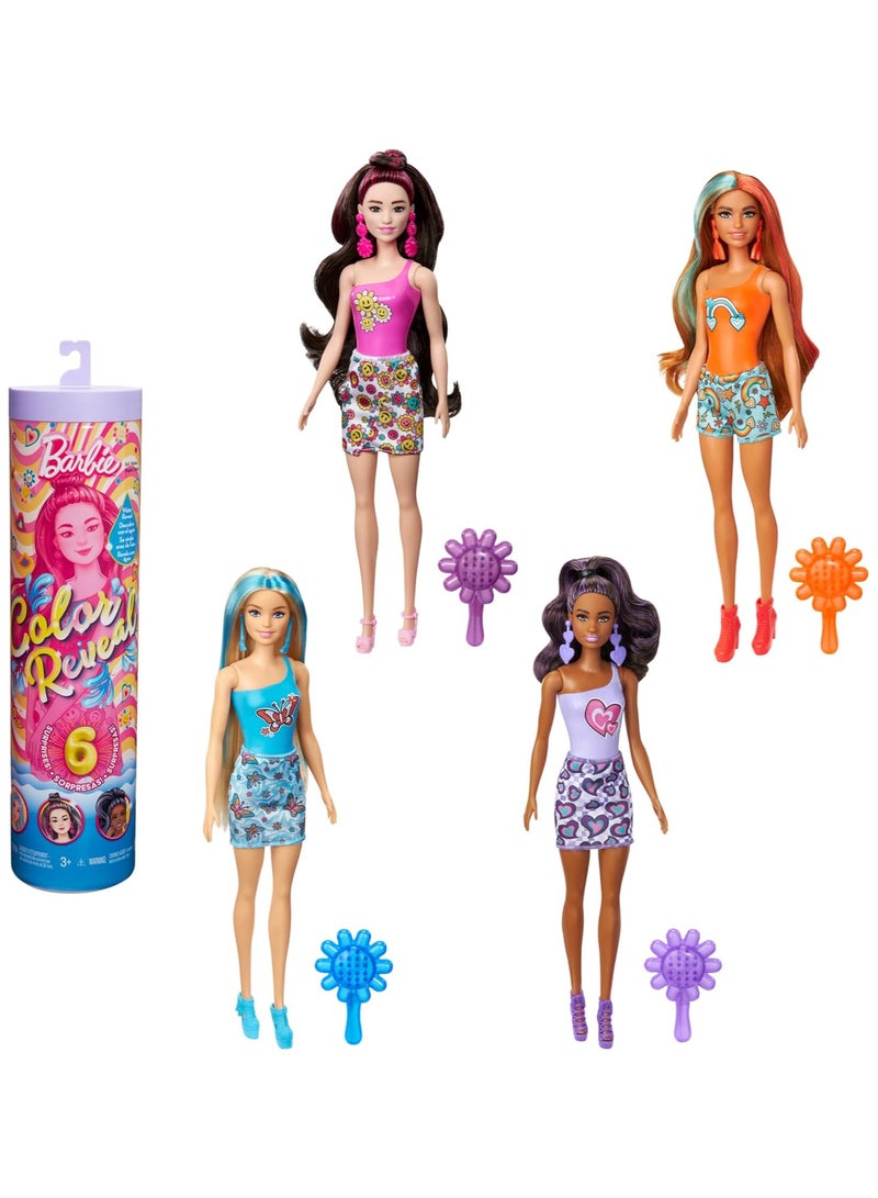 Barbie Color Reveal Rainbow Groovy Series