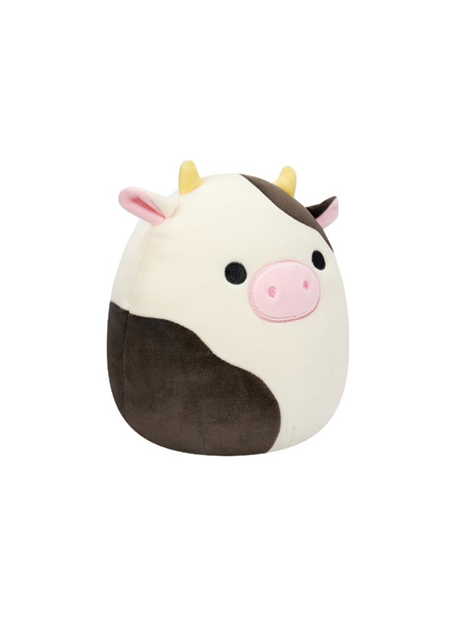 7.5 inch Little Plush Connor Black & White Cow Officially Licensed Kellytoy Plush Toy Colorful Soft Gift for Kids Girls & Boys Washable Squishy Stuff Toy Multicolor All Age