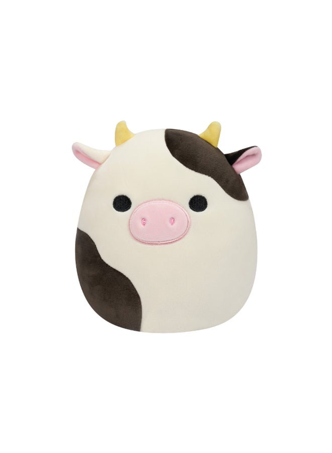 7.5 inch Little Plush Connor Black & White Cow Officially Licensed Kellytoy Plush Toy Colorful Soft Gift for Kids Girls & Boys Washable Squishy Stuff Toy Multicolor All Age