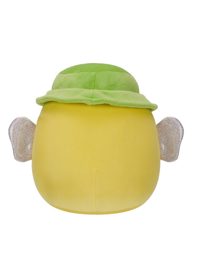 7.5 inch Little Plush Sunny the Yellow Honey Bee with Green Bucket Hat Officially Licensed Kellytoy Plush Toy Colorful Soft Gift for Kids Girls & Boys Washable Squishy Stuff Toy Multicolor All Age