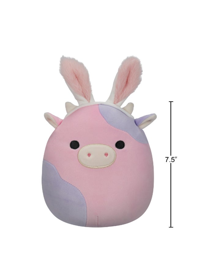 7.5-Inch Patty The Cow Officially Licensed Kellytoy Plush Toy