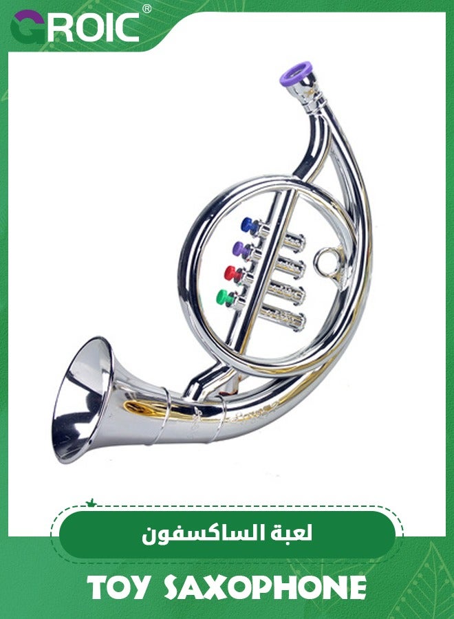 Musical Instruments Toy,Toy Horn for Beginners,4 Wind and Brass Musical Instruments,Model Horn Toy,Music Early Education Toy