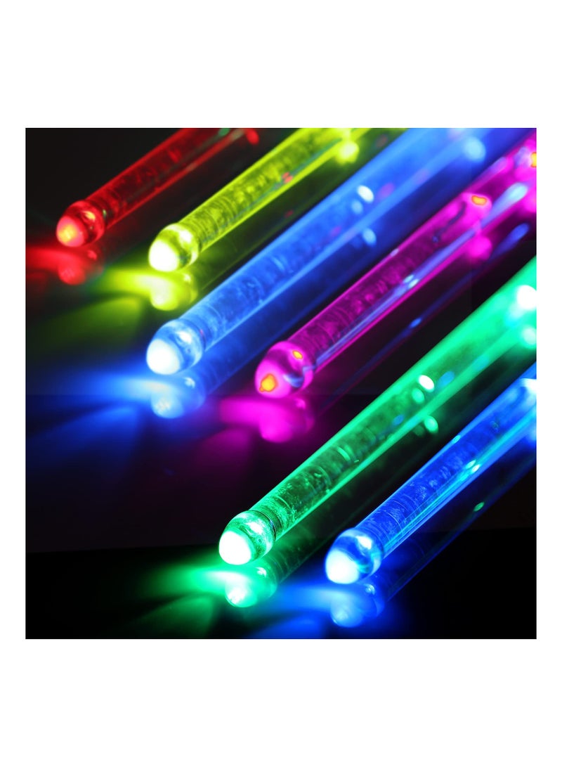 Rechargeable Glow LED Drum Sticks, Cool Drummer Gifts, Plastic Drum Sticks