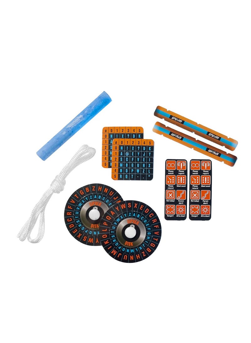 Thames & Kosmos Spy Labs Secret Codes and Ciphers : Educational Spy Toy STEM Spy Kit to Learn Cryptography and Code-Breaking for Kids