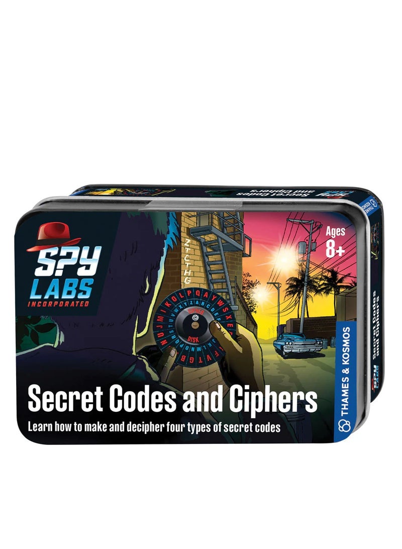 Thames & Kosmos Spy Labs Secret Codes and Ciphers : Educational Spy Toy STEM Spy Kit to Learn Cryptography and Code-Breaking for Kids